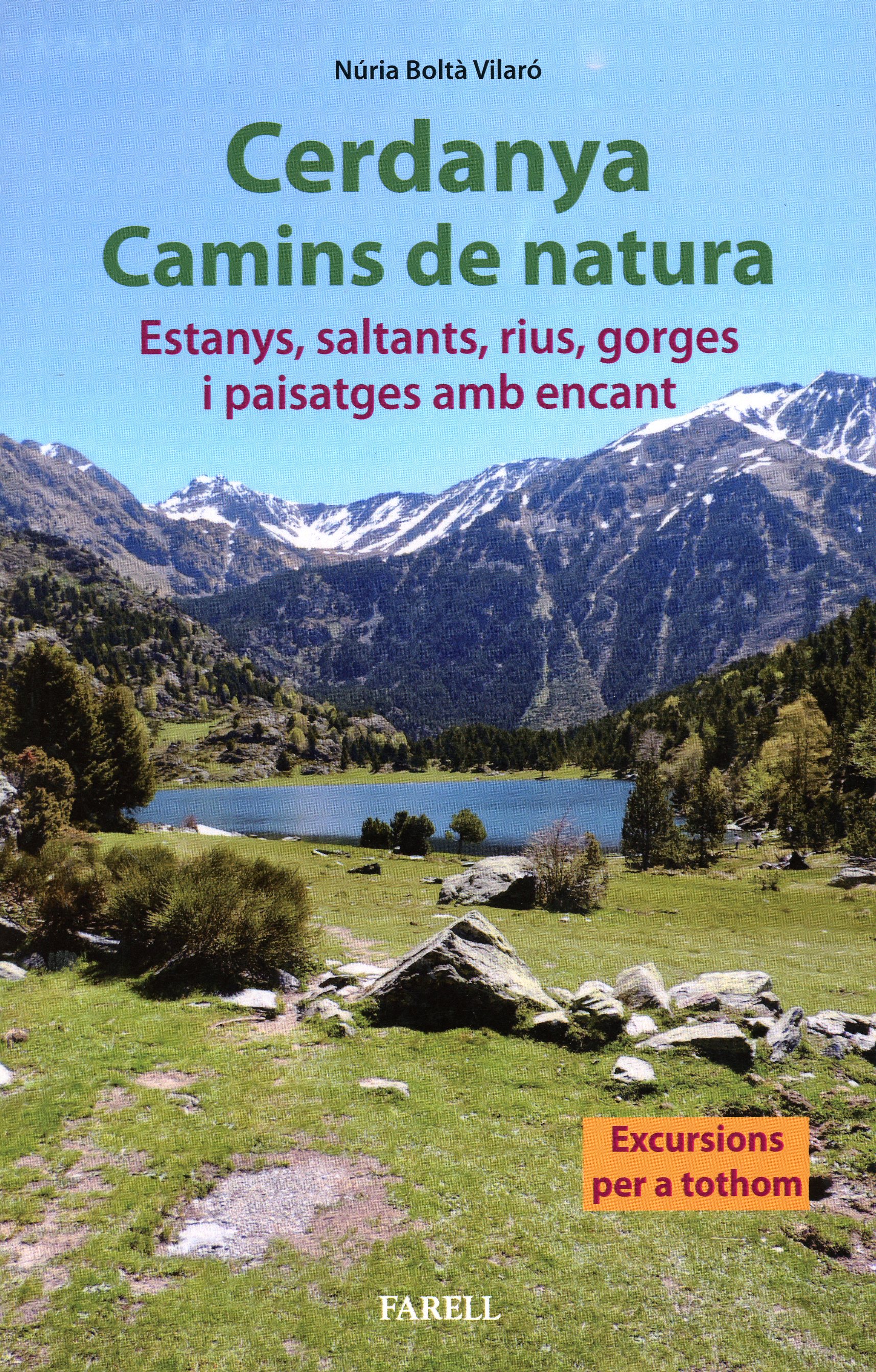 Cerdanya : Camins de natura: Estanys, saltants, rius, gorges i paisatges amb encant - Portada